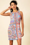 Hale Bob Heidi Jersey Dress in Blue - Arielle Clothing