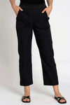 Mela Purdie Crop Pants in Black - Arielle Clothing