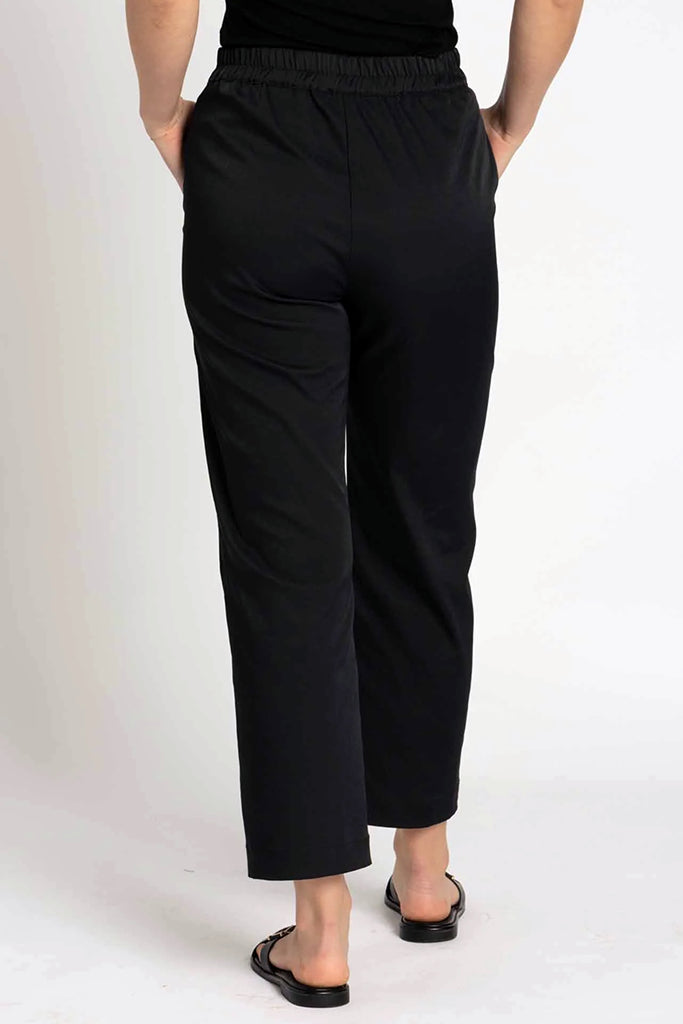 Mela Purdie Crop Pants in Black - Arielle Clothing