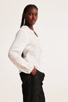 Odd Molly Brandie Blouse in Light Chalk - Arielle Clothing