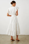Rails Gia Broderie Anglaise Dress in White - Arielle Clothing