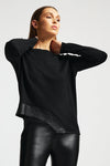 RAW by RAW Veronica Merino Wool Knit in Jet Black - Arielle Clothing