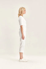 Verge Acrobat Cargo Short in White - Arielle Clothing