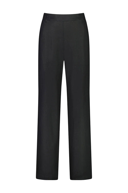 Verge Land Linen Pants in Black - Arielle Clothing