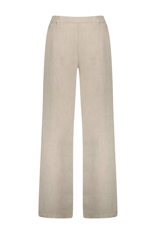 Verge Land Linen Pants in Sand - Arielle Clothing