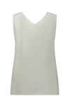 Verge Motivation Linen Tank in Sand - Arielle Clothing