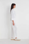 Verge Together Linen Blazer in White - Arielle Clothing