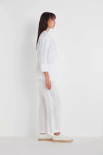 Verge Together Linen Blazer in White - Arielle Clothing