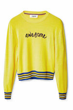 Desigual Mara Awesome Sweater in Chamomile - Arielle Clothing