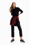 Desigual Mara Awesome Sweater in Black - Arielle Clothing