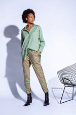 Funky Staff You2 Zebra Pants in Opal - Arielle Clothing